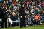 29 January 2023; Donegal manager Paddy Carr during the Allianz Football League Division 1 match between Donegal and Kerry at MacCumhaill Park in Ballybofey, Donegal. Photo by Ramsey Cardy/Sportsfile