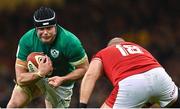 4 February 2023; James Ryan of Ireland in action against Dillon Lewis of Wales during the Guinness Six Nations Rugby Championship match between Wales and Ireland at Principality Stadium in Cardiff, Wales. Photo by Brendan Moran/Sportsfile