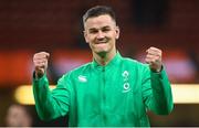 4 February 2023; Jonathan Sexton of Ireland celebrates after the Guinness Six Nations Rugby Championship match between Wales and Ireland at Principality Stadium in Cardiff, Wales. Photo by David Fitzgerald/Sportsfile