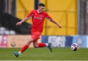 5 February 2023; Conor Varían of Cork Youth League during the FAI Youth Inter-League Cup Final 2023 match between Galway District League and Cork Youth League at Eamonn Deacy Park in Galway. Photo by Tyler Miller/Sportsfile