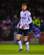 3 February 2023; Connor Malley of Dundalk during the Jim Malone Cup match between Drogheda United and Dundalk at Weaver's Park in Drogheda, Louth. Photo by Ben McShane/Sportsfile