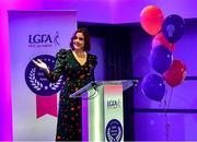 10 February 2023; MC Gráinne McElwain during the 2023 LGFA National Volunteer of the Year Awards at Croke Park in Dublin. Photo by Piaras Ó Mídheach/Sportsfile