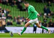 11 February 2023; Jonathan Sexton of Ireland warms-up before the Guinness Six Nations Rugby Championship match between Ireland and France at the Aviva Stadium in Dublin. Photo by Brendan Moran/Sportsfile