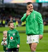 11 February 2023; Jonathan Sexton of Ireland after his side's victory in the Guinness Six Nations Rugby Championship match between Ireland and France at the Aviva Stadium in Dublin. Photo by Harry Murphy/Sportsfile