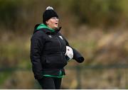 12 February 2023; Letterkenny Rovers Head of Women's Football Brid McGinty during a FAI Female Coaching Masterclass at Leckview Park in Letterkenny, Donegal. Photo by Ramsey Cardy/Sportsfile