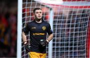 10 February 2023; Derry City goalkeeper Brian Maher during the FAI President's Cup match between Derry City and Shamrock Rovers at the Ryan McBride Brandywell Stadium in Derry. Photo by Stephen McCarthy/Sportsfile