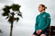 14 February 2023; Aoife Mannion poses for a portrait during a Republic of Ireland women training camp in Marbella, Spain. Photo by Stephen McCarthy/Sportsfile