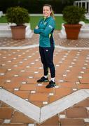 15 February 2023; Harriet Scott poses for a portrait during a Republic of Ireland women training camp in Marbella, Spain. Photo by Stephen McCarthy/Sportsfile