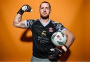 15 February 2023; Lee Steacy poses for a portrait during a Cobh Ramblers squad portrait session at Lotamore Park in Mayfield, Cork. Photo by Eóin Noonan/Sportsfile
