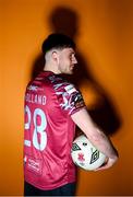 15 February 2023; Dale Holland poses for a portrait during a Cobh Ramblers squad portrait session at Lotamore Park in Mayfield, Cork. Photo by Eóin Noonan/Sportsfile