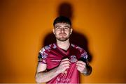 15 February 2023; Dale Holland poses for a portrait during a Cobh Ramblers squad portrait session at Lotamore Park in Mayfield, Cork. Photo by Eóin Noonan/Sportsfile