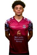 15 February 2023; Issa Kargbo poses for a portrait during a Cobh Ramblers squad portrait session at Lotamore Park in Mayfield, Cork. Photo by Eóin Noonan/Sportsfile