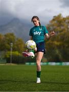 18 February 2023; Heather Payne during a Republic of Ireland women training session at Dama de Noche Football Center in Marbella, Spain. Photo by Stephen McCarthy/Sportsfile