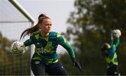 18 February 2023; Goalkeeper Naoisha McAloon during a Republic of Ireland women training session at Dama de Noche Football Center in Marbella, Spain. Photo by Stephen McCarthy/Sportsfile