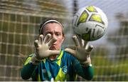 18 February 2023; Goalkeeper Grace Moloney during a Republic of Ireland women training session at Dama de Noche Football Center in Marbella, Spain. Photo by Stephen McCarthy/Sportsfile