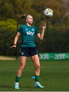 18 February 2023; Hayley Nolan during a Republic of Ireland women training session at Dama de Noche Football Center in Marbella, Spain. Photo by Stephen McCarthy/Sportsfile