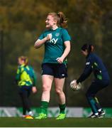 18 February 2023; Amber Barrett during a Republic of Ireland women training session at Dama de Noche Football Center in Marbella, Spain. Photo by Stephen McCarthy/Sportsfile