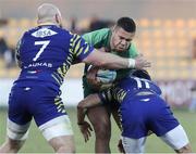 18 February 2023; Adam Byrne of Connacht in action during the United Rugby Championship match between Zebre Parma and Connacht at Stadio Sergio Lanfranchi in Parma, Italy. Photo by Massimiliano Carnabuci/Sportsfile