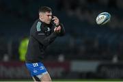 18 February 2023; Luke McGrath of Leinster before the United Rugby Championship match between Leinster and Dragons at RDS Arena in Dublin. Photo by Harry Murphy/Sportsfile