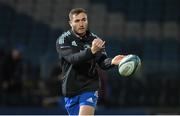 18 February 2023; Jordan Larmour of Leinster before the United Rugby Championship match between Leinster and Dragons at RDS Arena in Dublin. Photo by Harry Murphy/Sportsfile