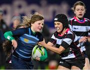 18 February 2023; Action between Old Belvedere and Navan during the Bank of Ireland Half-Time Minis at the United Rugby Championship match between Leinster and Dragons at RDS Arena in Dublin. Photo by Harry Murphy/Sportsfile