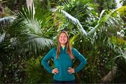 19 February 2023; Kyra Carusa poses for a portrait during a Republic of Ireland women training camp in Marbella, Spain. Photo by Stephen McCarthy/Sportsfile