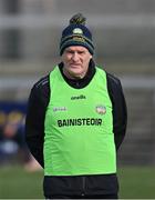 19 February 2023; Offaly manager Liam Kearns before the Allianz Football League Division Three match between Westmeath and Offaly at TEG Cusack Park in Mullingar, Westmeath. Photo by Stephen Marken/Sportsfile