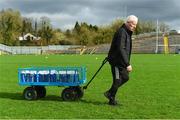 19 February 2023; Monaghan kit man Francie McGinnity during the Allianz Football League Division One match between Monaghan and Donegal at St Tiernach's Park in Clones, Monaghan. Photo by Philip Fitzpatrick/Sportsfile
