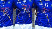 19 February 2023; A general view of Tipperary jerseys before the Dillon Quirke Foundation Hurling Challenge match between Tipperary and Kilkenny at FBD Semple Stadium in Thurles, Tipperary. Photo by Piaras Ó Mídheach/Sportsfile