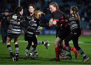 18 February 2023; Action between Arklow RFC and Dundalk RFC during the Bank of Ireland Half-Time Minis at the United Rugby Championship match between Leinster and Dragons at RDS Arena in Dublin. Photo by Tyler Miller/Sportsfile