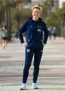 21 February 2023; Manager Vera Pauw poses for a portrait during a Republic of Ireland women training camp in Marbella, Spain. Photo by Stephen McCarthy/Sportsfile