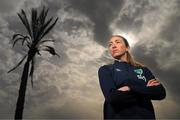 21 February 2023; Megan Connolly poses for a portrait during a Republic of Ireland women training camp in Marbella, Spain. Photo by Stephen McCarthy/Sportsfile