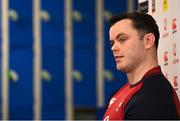 22 February 2023; James Ryan during an Ireland rugby media conference at the IRFU High Performance Centre at the Sport Ireland Campus in Dublin. Photo by David Fitzgerald/Sportsfile