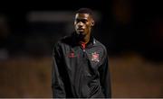 24 February 2023; Wasiri Williams of Dundalk before the SSE Airtricity Men's Premier Division match between Bohemians and Dundalk at Dalymount Park in Dublin. Photo by Stephen McCarthy/Sportsfile