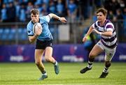 27 February 2023; Mark Canniffe of St Michaels College during the Bank of Ireland Leinster Rugby Schools Senior Cup Quarter Final match between Clongowes Wood College and St Michael’s College at Energia Park in Dublin. Photo by David Fitzgerald/Sportsfile