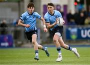 27 February 2023; Mark Canniffe of St Michaels College during the Bank of Ireland Leinster Rugby Schools Senior Cup Quarter Final match between Clongowes Wood College and St Michael’s College at Energia Park in Dublin. Photo by David Fitzgerald/Sportsfile