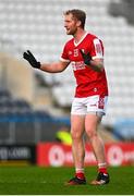 26 February 2023; Ruairi Deane of Cork during the Allianz Football League Division 2 match between Cork and Limerick at Páirc Ui Chaoimh in Cork. Photo by Eóin Noonan/Sportsfile