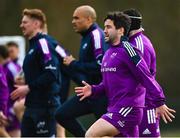 28 February 2023; Paddy Patterson during a Munster rugby squad training session at University of Limerick in Limerick. Photo by David Fitzgerald/Sportsfile