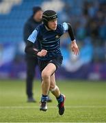 28 February 2023; Brian Caffery of Castleknock College during the Bank of Ireland Leinster Schools Junior Cup Quarter Final match between Castleknock College v St Michael’s College at Energia Park in Dublin. Photo by Ben McShane/Sportsfile