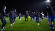 3 March 2023; Waterford head of strength and conditioning Jamie Dalton watches on during the warm up before the SSE Airtricity Men's First Division match between Waterford and Galway United at RSC in Waterford. Photo by Stephen Marken/Sportsfile