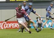 13 June 2004; Darren McCormack, Westmeath, in action against Kevin Flynn, Dublin. Guinness Leinster Senior Hurling Championship Quarter-Final, Dublin v Westmeath, Croke Park, Dublin. Picture credit; Brian Lawless / SPORTSFILE