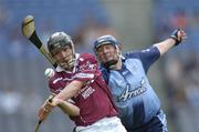 13 June 2004; Ronan Whelan, Westmeath, in action against Carl Meehan, Dublin. Guinness Leinster Senior Hurling Championship Quarter-Final, Dublin v Westmeath, Croke Park, Dublin. Picture credit; Ray McManus / SPORTSFILE