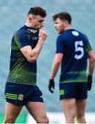 5 March 2023; Jordan Morris of Meath during the Allianz Football League Division 2 match between Limerick and Meath at TUS Gaelic Grounds in Limerick. Photo by Tyler Miller/Sportsfile