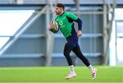 8 March 2023; Hugo Keenan during Ireland rugby squad training at the IRFU High Performance Centre at the Sport Ireland Campus in Dublin. Photo by Brendan Moran/Sportsfile