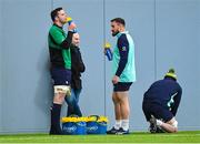 8 March 2023; James Ryan, left, and Ronán Kelleher during Ireland rugby squad training at the IRFU High Performance Centre at the Sport Ireland Campus in Dublin. Photo by Brendan Moran/Sportsfile