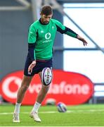 8 March 2023; Ross Byrne during Ireland rugby squad training at the IRFU High Performance Centre at the Sport Ireland Campus in Dublin. Photo by Brendan Moran/Sportsfile