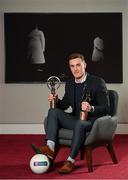 11 March 2023; Pictured is Shane Cunningham of Kilmacud Crokes who was crowned the AIB GAA Club Championships Footballer of the Year for the 2022/23 season. Cunningham was one of 30 of #TheToughest players across football and hurling honoured at the AIB GAA Club Player Awards. Held at Croke Park on Friday evening, the Awards recognise the top performing players throughout the AIB GAA Provincial and All-Ireland Senior Club Championships campaigns. Photo by Ramsey Cardy/Sportsfile