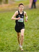 11 March 2023; Noah Watt of Campbell College, Belfast, on his way to winning the junior boys 3500m during the 123.ie All-Ireland Schools Cross Country Championships at SETU Sports Campus in Carriganore, Waterford. Photo by David Fitzgerald/Sportsfile