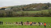 11 March 2023; A general view of the field during the intermediate girls 3500m during the 123.ie All-Ireland Schools Cross Country Championships at SETU Sports Campus in Carriganore, Waterford. Photo by David Fitzgerald/Sportsfile