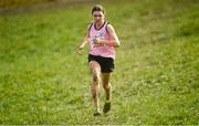 11 March 2023; Emily Bolton of Mount Sackville Secondary School Chapelizod, Dublin, on her way to winning the intermediate girls 3500m during the 123.ie All-Ireland Schools Cross Country Championships at SETU Sports Campus in Carriganore, Waterford. Photo by David Fitzgerald/Sportsfile